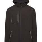 JCB striukė su gobtuvu iš softshell medžiagos