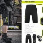 BEESWIFT FLEX ŠORTAI BLACK/ GREY